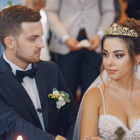 AOPRIE prom tiara — luminous headpiece perfect for dances and celebrations.