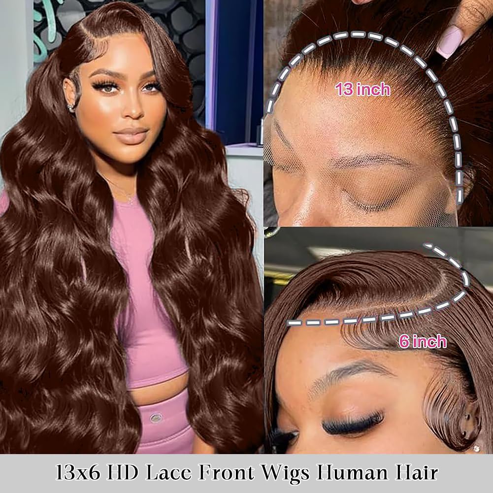 Aoque glueless lace front wig for easy wear and styling.