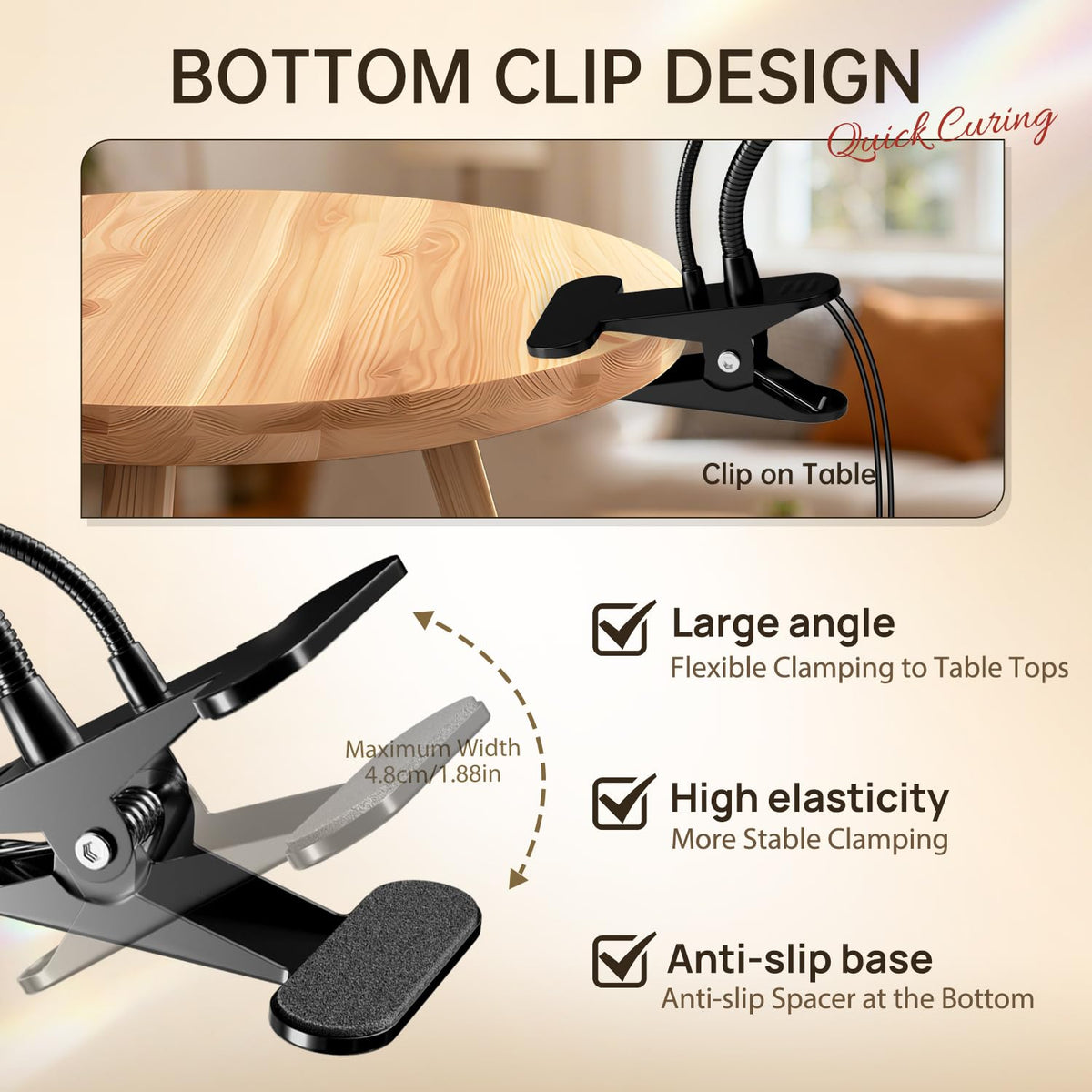 AORAEM compact design fits small spaces and travel.