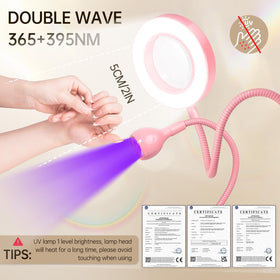 AORAEM adjustable white light modes and brightness levels for detail work