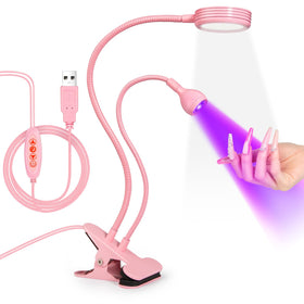AORAEM dual-head UV LED nail lamp front view for efficient curing