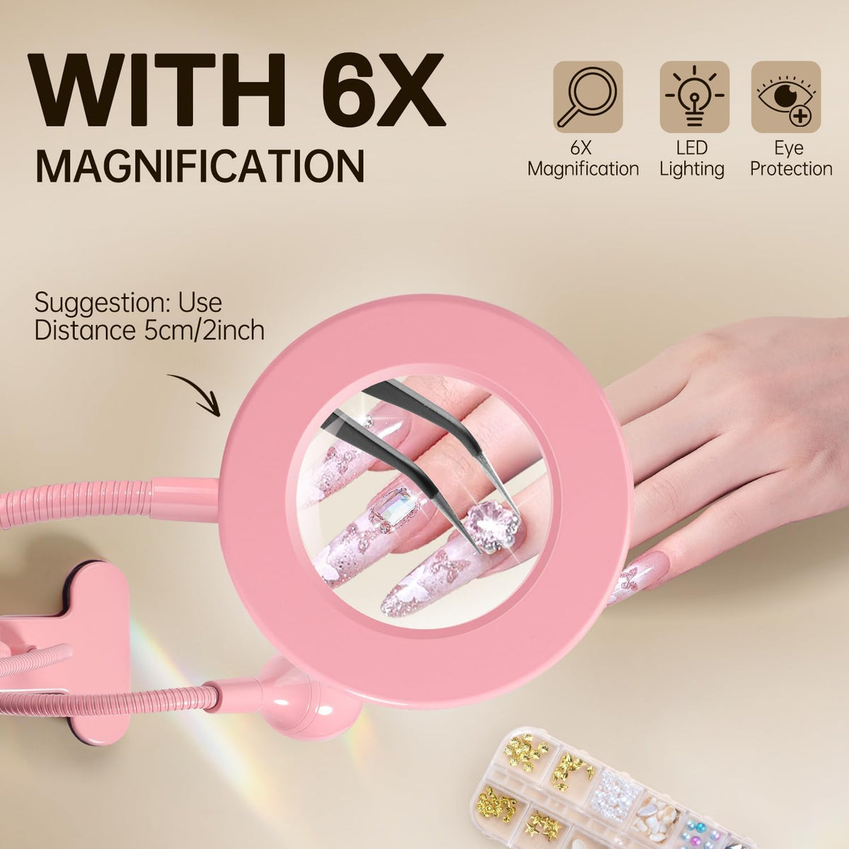 AORAEM dual 365+395nm light supports quick gel polish curing