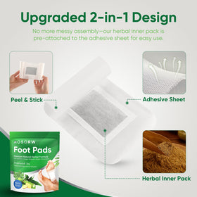 AOSORW arch-application foot pads fit arches for overnight care