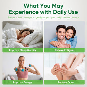 AOSORW nightly-application foot pads support a relaxed pre-sleep routine