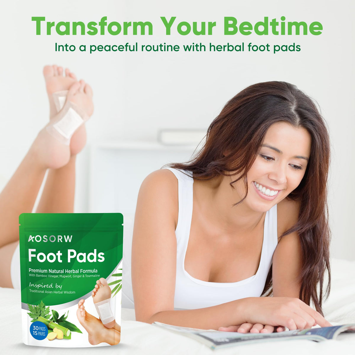 AOSORW traditional-herbal-wisdom foot pads fuse ancient wisdom with modern wellness