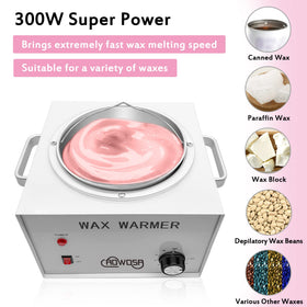 AOWOSA adjustable temperature range allows different wax types safely.