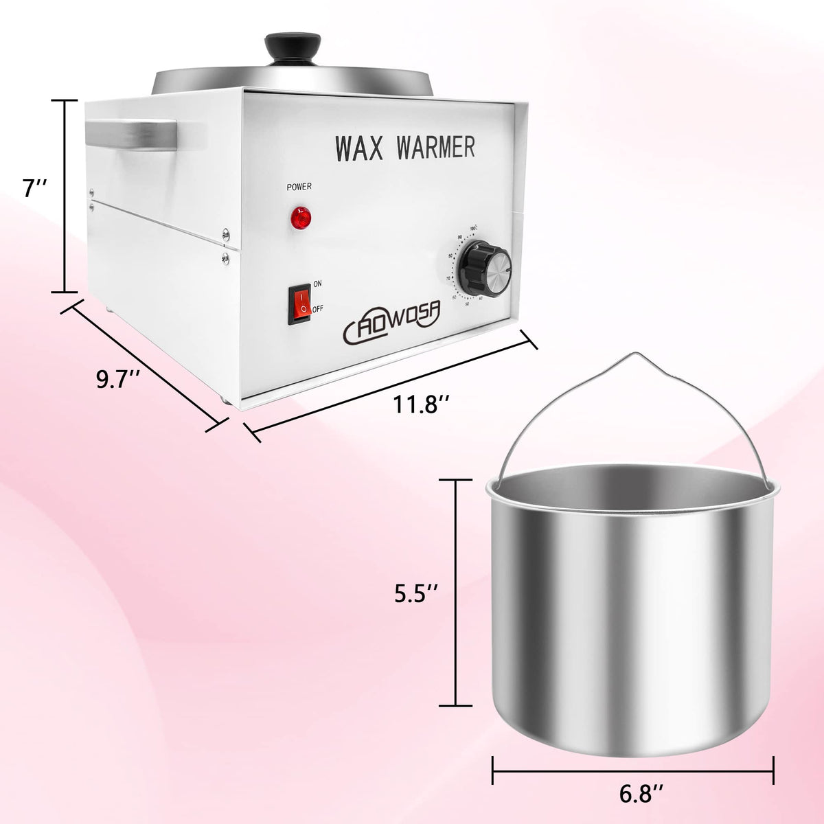 AOWOSA professional-grade salon equipment suitable for large waxing areas.