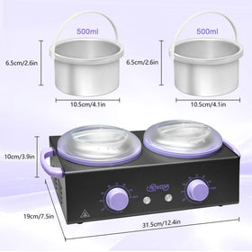 AOWOSA stainless steel body with aluminum pot design for durable salon use
