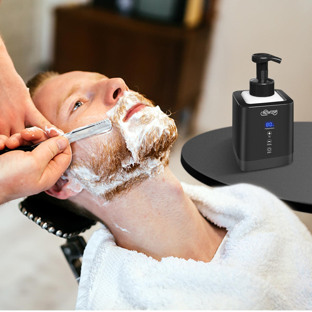 Two foam bottles included for quick replacement and continuous operation