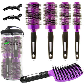 Aozzy 25mm round brush for precise styling and voluminous roots.