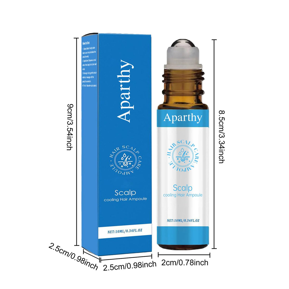 Aparthy unisex packaging suitable for men and women.
