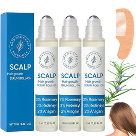 Aparthy rosemary hair growth roll-on bottle for targeted scalp care.