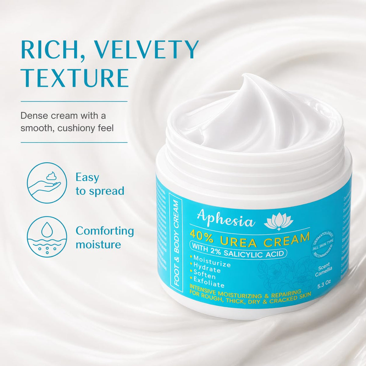 Aphesia Urea Cream 40% for hand care and daily comfort.