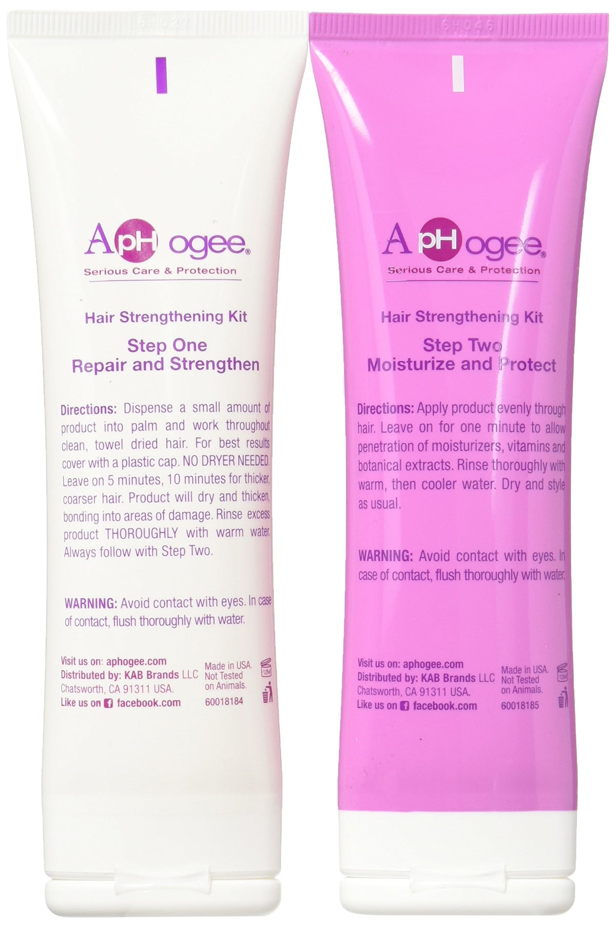 Aphogee Hair Strengthening Kit bottle and application scene for stronger hair.