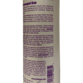 Aphogee Shampoo Damaged Hair foamy lather during application for even distribution