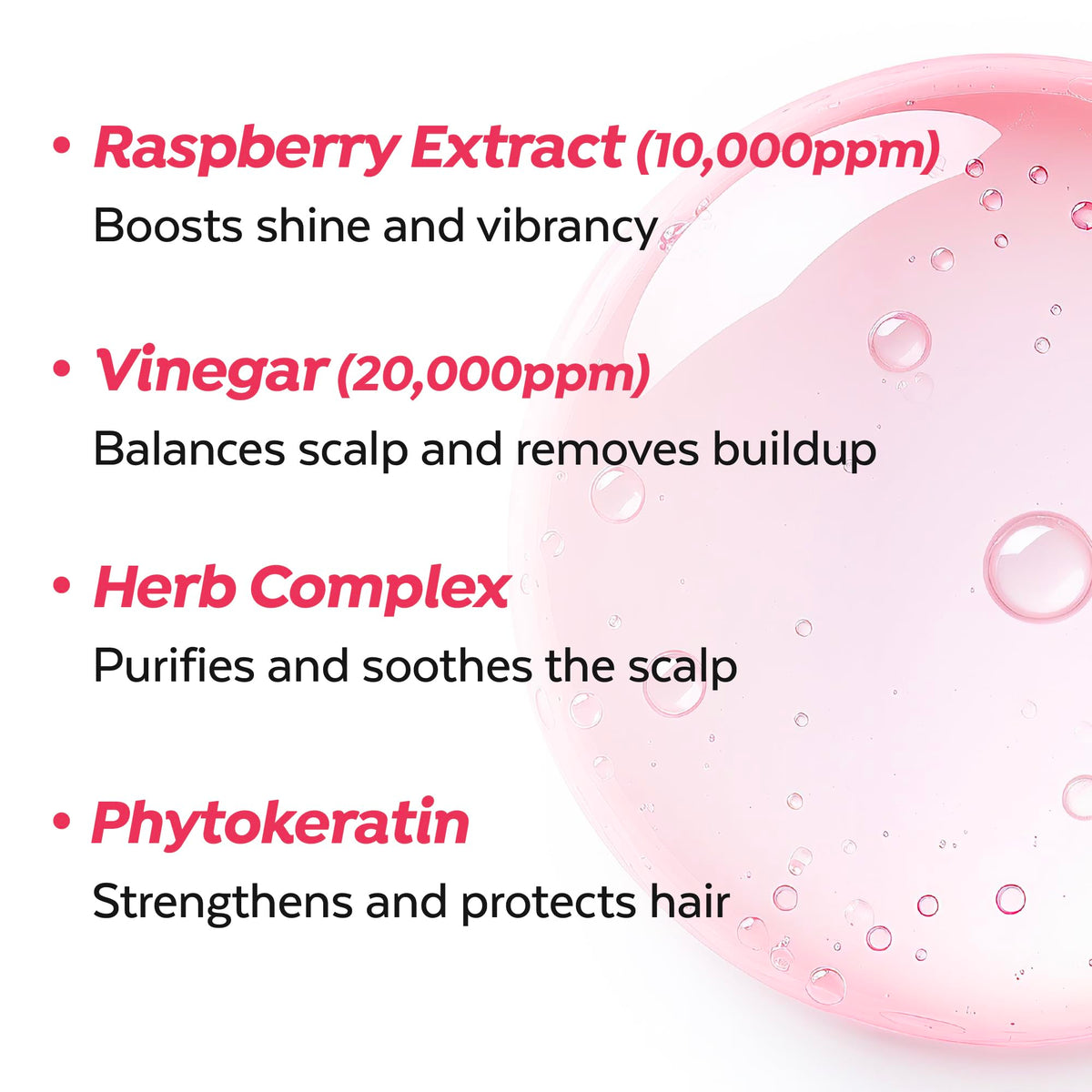 A'PIEU Raspberry extract visual with bottle signals refreshing clarity.