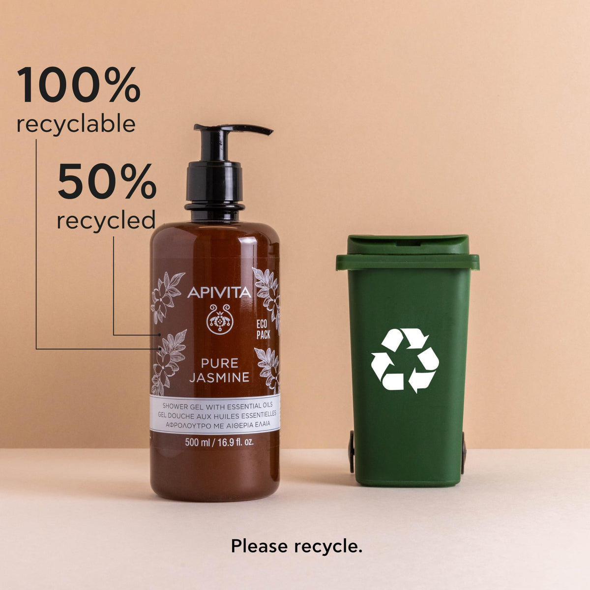 Packaging displays the B Corporation badge, highlighting ethical standards.