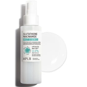 APLB Glutathione Niacinamide Mist Essence bottle for dewy hydration