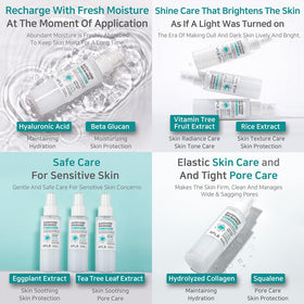 APLB Glutathione Niacinamide Mist Essence texture being absorbed on skin