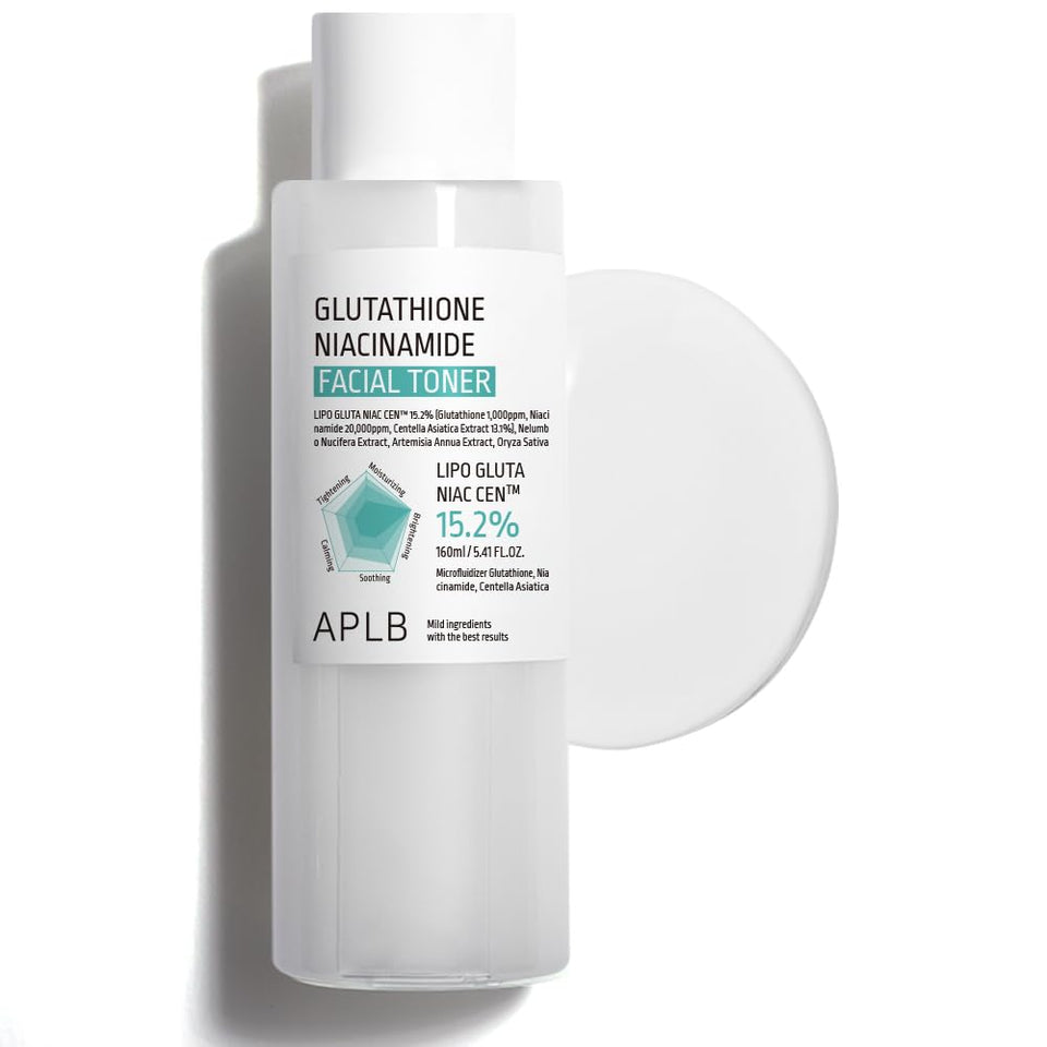 APLB Glutathione Niacinamide Toner bottle for daily brightening routine.