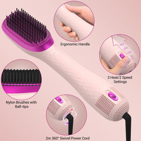 APOKE 360-degree swivel cord enables flexible styling with no tangles.