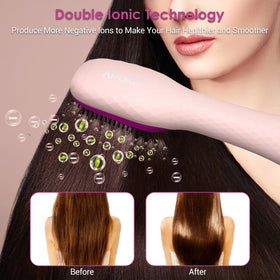 APOKE negative ion technology reduces frizz and static for smoother hair.