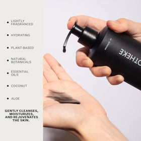 APOTHEKE Charcoal hand soap ingredients coconut and aloe for gentle hydration