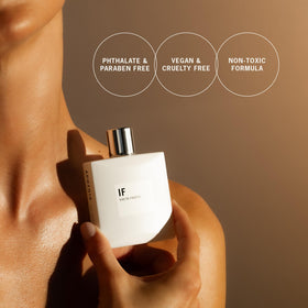 APOTHIA IF 50ml eau de parfum closeup, premium packaging.