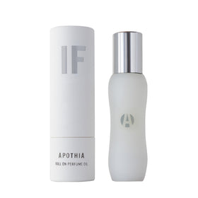 APOTHIA IF bergamot bottle with crisp citrus notes for all-day freshness.