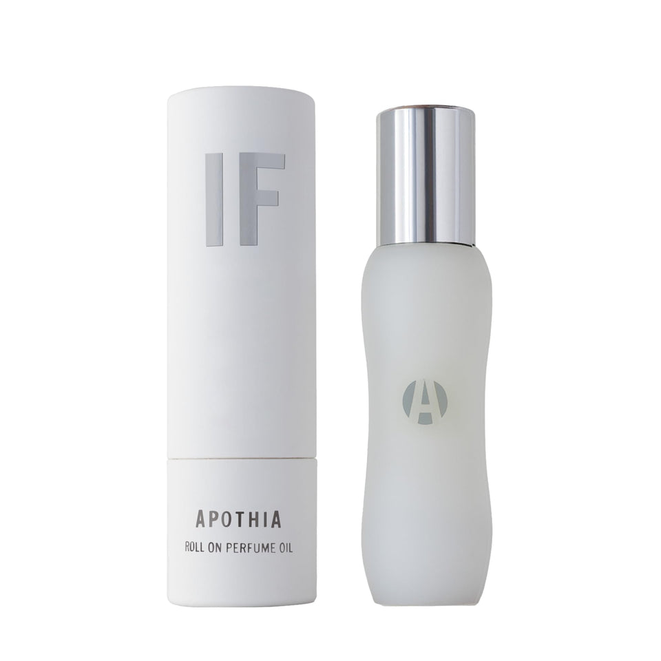 APOTHIA IF bergamot bottle with crisp citrus notes for all-day freshness.