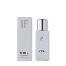 APOTHIA IF with floral backdrop suggesting gardenia and tuberose notes