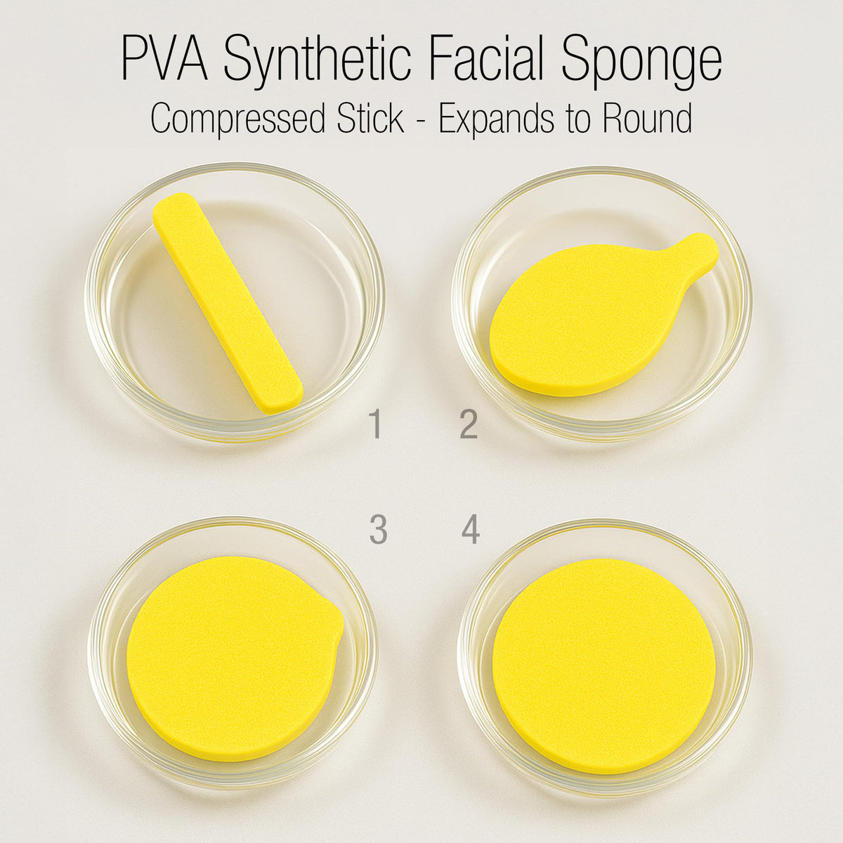 APPEARUS compressed facial sponges designed for single-use protocols.