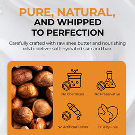 Applying butter to elbows and knees for smooth, comfortable skin.