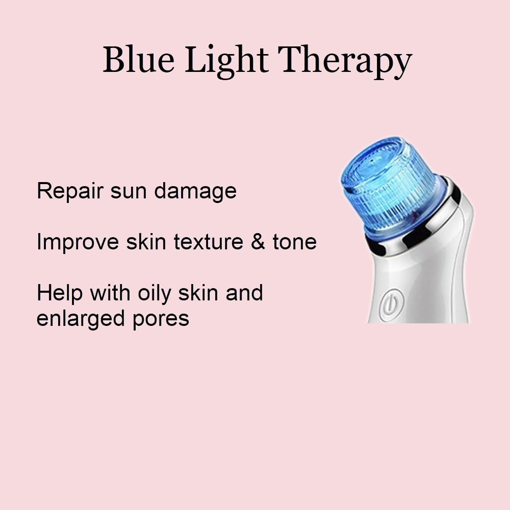 Appolus 3-in-1 blue light head in use for at-home therapy