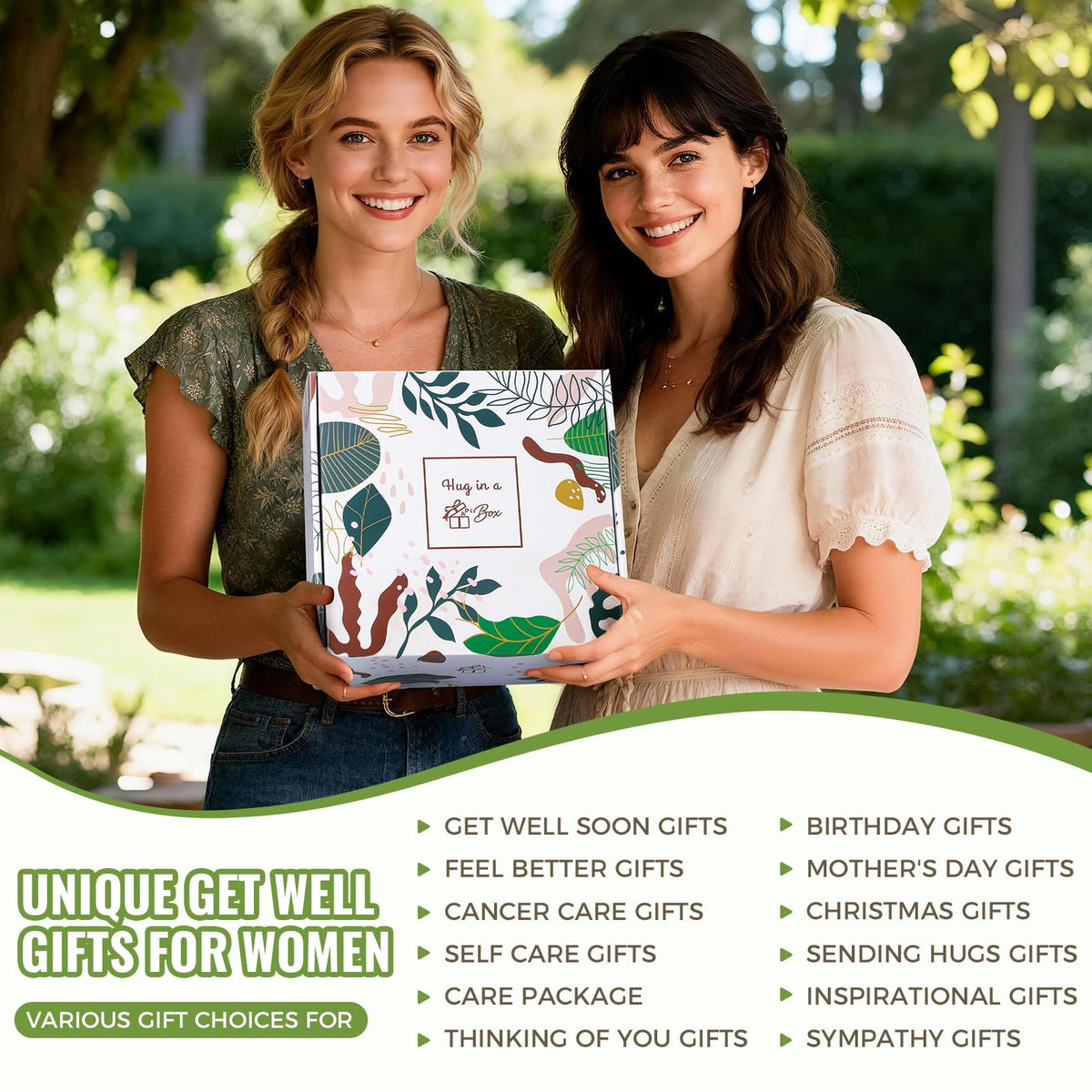 APRBOX Get Well Card Gift Box with a thoughtful message