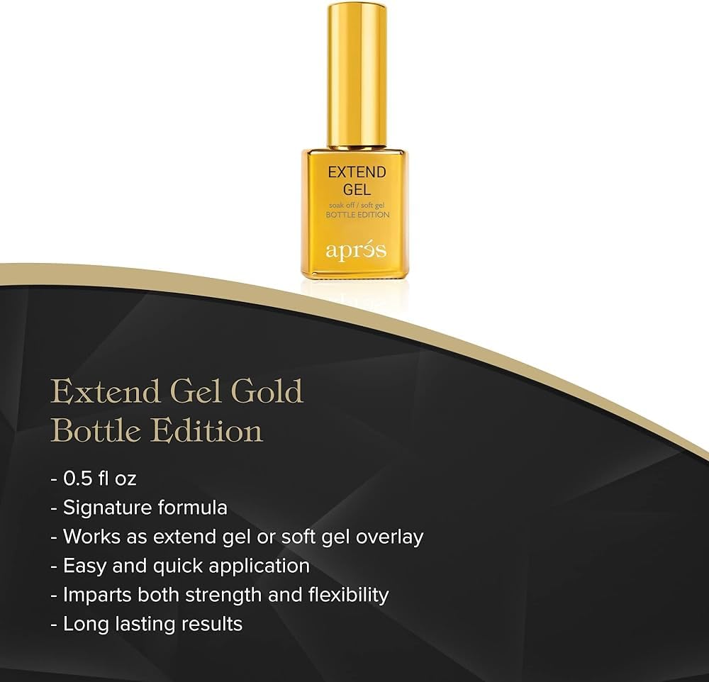 APRES Extend Gel bottle cap close-up highlighting precise application
