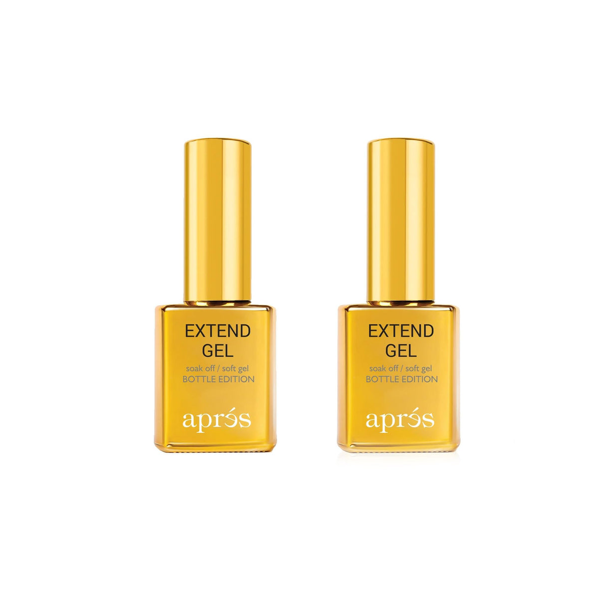 APRES Extend Gel bottle edition 15ml two-pack with glossy finish shown