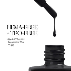 APRÉS Gel Couleur Trio bottle pour shows rich pigment for single-coat opacity