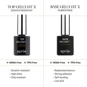 APRÉS Gel Couleur Trio Brush-X closeup highlights dense bristles for precise design