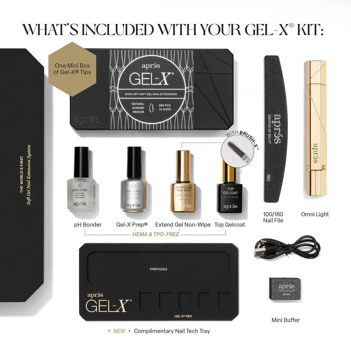 APRÉS Gel-X Extend Gel in action for strong, durable adhesion.