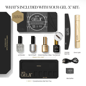 APRÉS Gel-X Extend Gel in action for strong, durable adhesion.