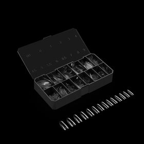 APRÉS Gel-X thin-base design close-up for smooth prep.