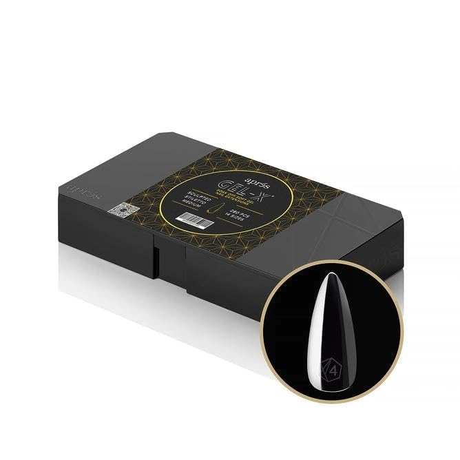 APRÉS Gel-X tips offer a thicker free edge for durability.