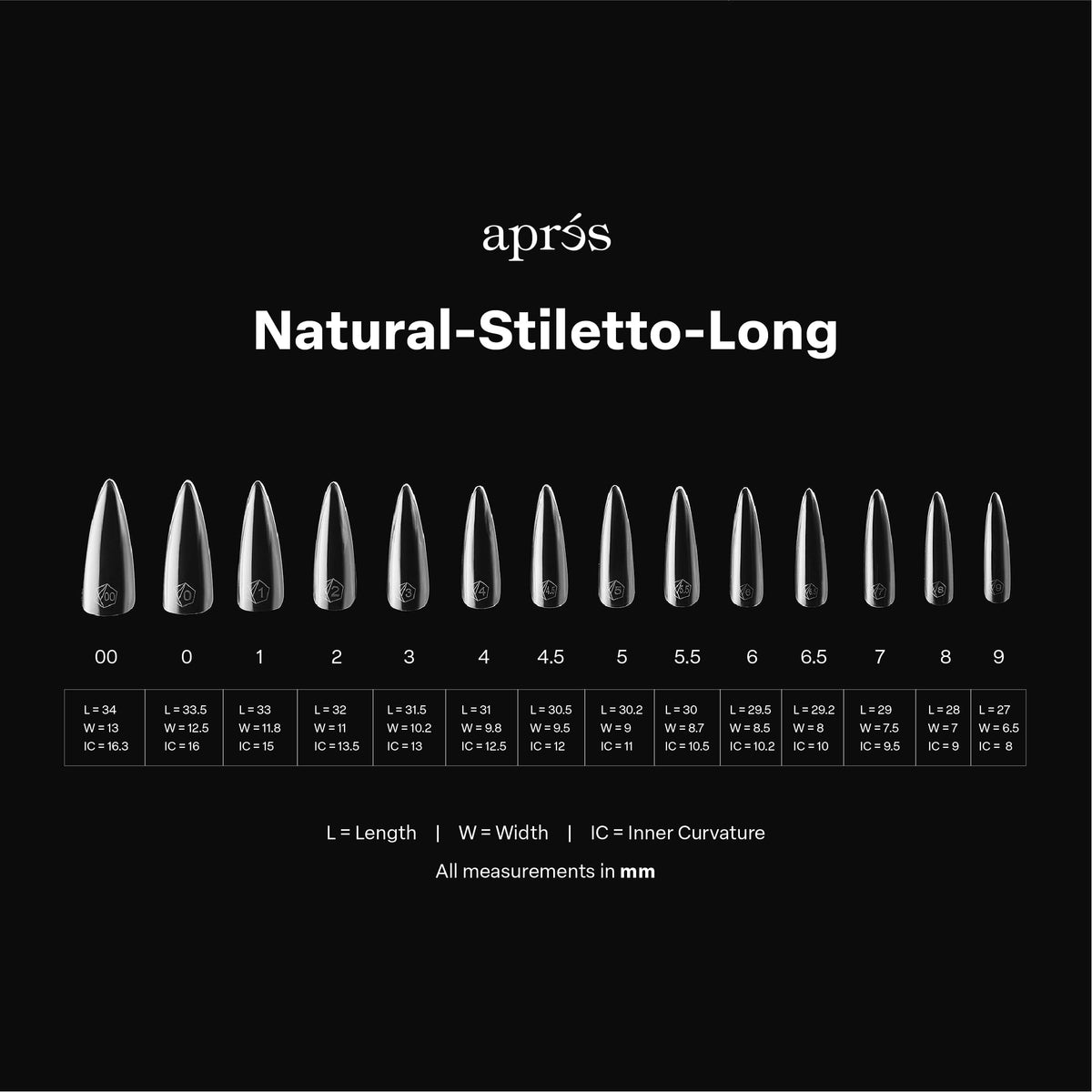 APRES Gel-X thicker free edge adds strength and durability.
