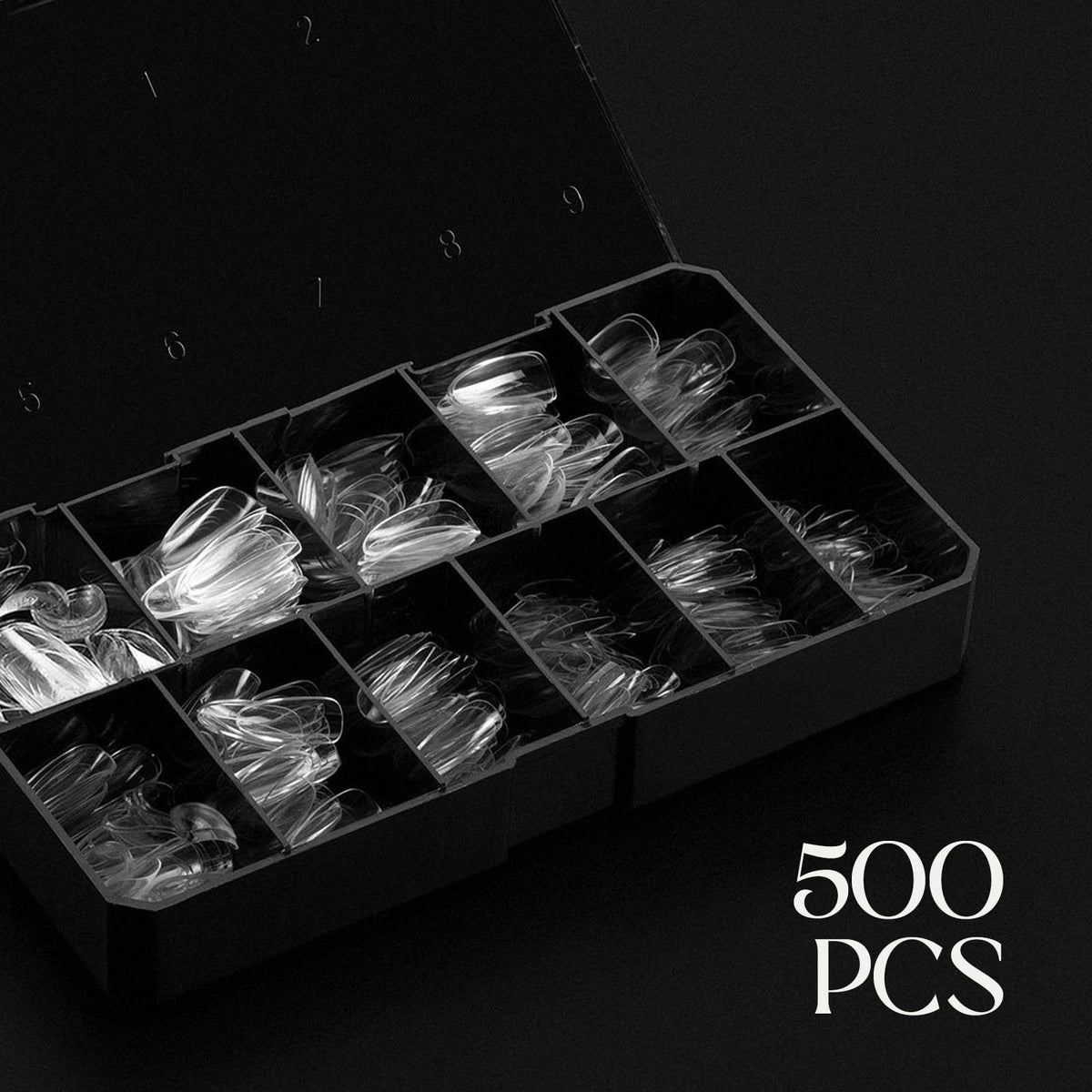 Gel-X tip set delivers salon-quality enhancements with long-lasting wear.