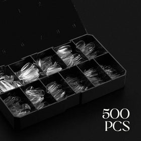 Gel-X tip set delivers salon-quality enhancements with long-lasting wear.