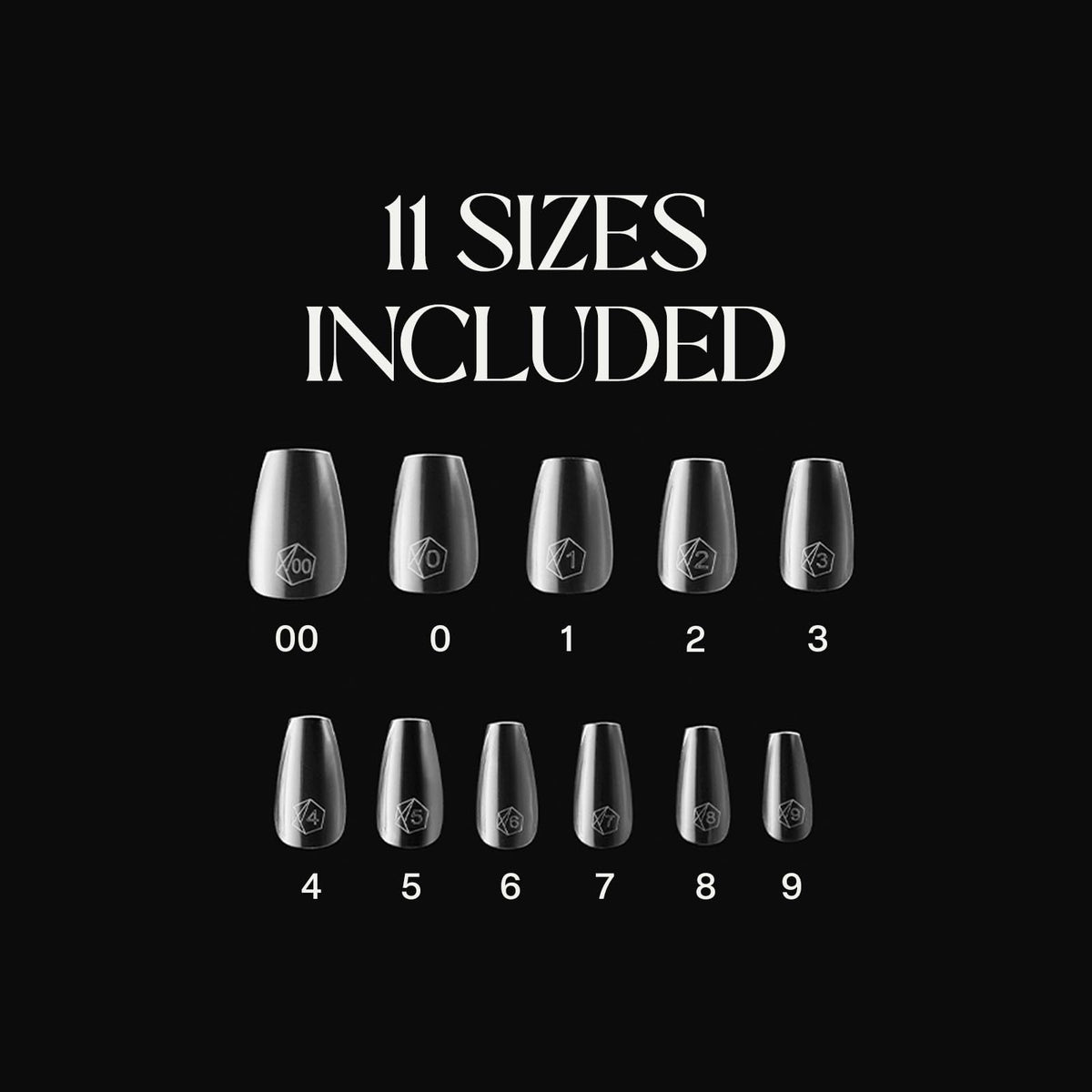 APRÉS Gel-X sculpted coffin short tip for professional use
