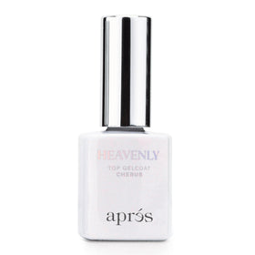 APRÉS Heavenly Top Gelcoat chip-resistant finish keeps nails radiant longer.
