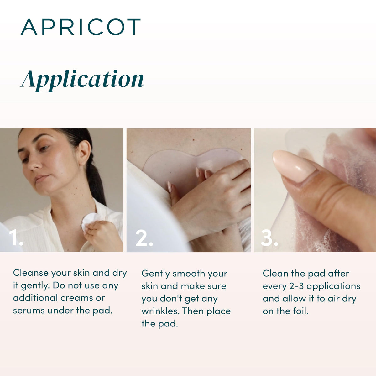 APRICOT LIBERTE DECOLLETE packaging image highlights reusable design