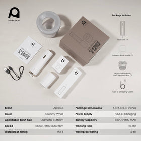 Aprilous compact design sits neatly on a vanity and makes a great gift